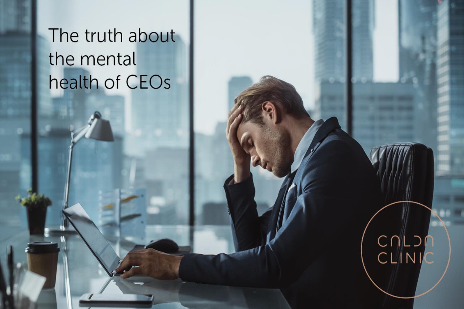 Truth about mental health of CEOs